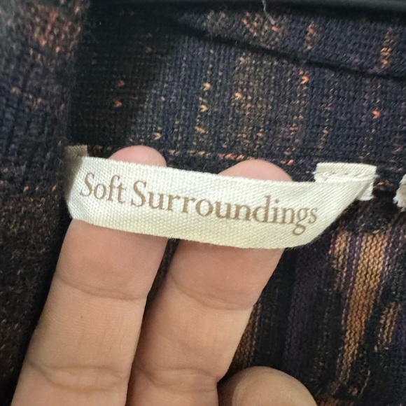 Soft Surroundings Open Waterfall Cardigan Size Medium - Picture 5 of 7